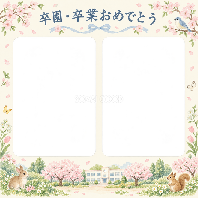 ふたつの思い出の卒園・卒業枠