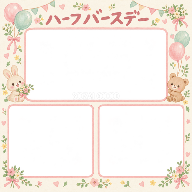 家族の思い出の写真枠