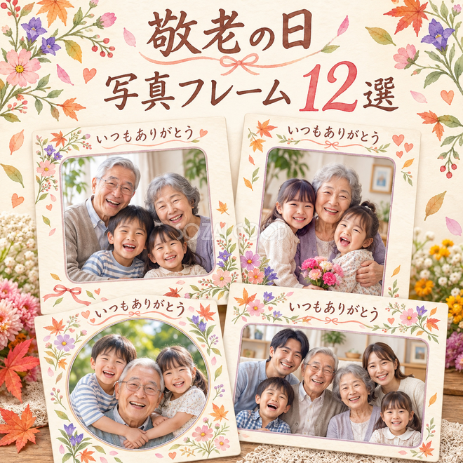 敬老の日写真枠12選