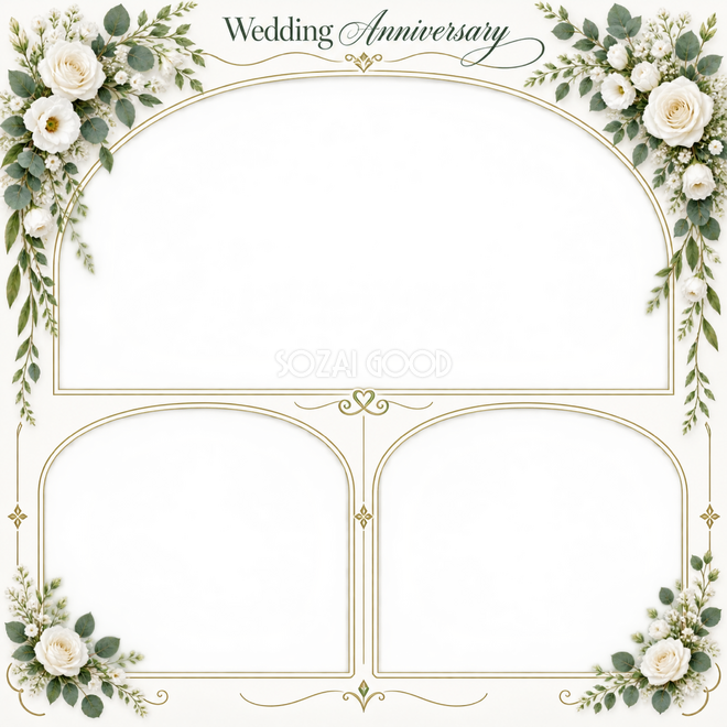 結婚写真枠3枚用