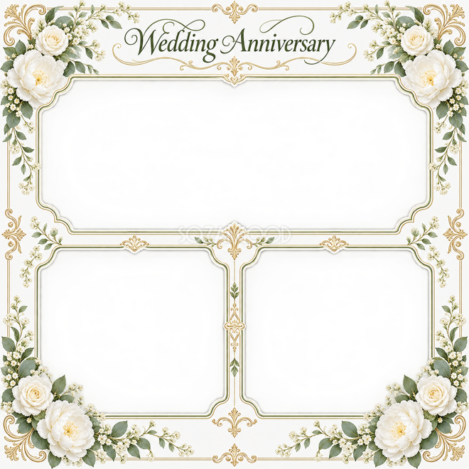 結婚写真枠3枚用