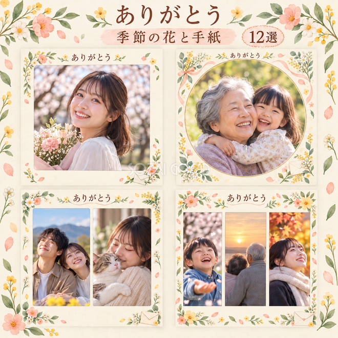 ありがとう写真枠12選