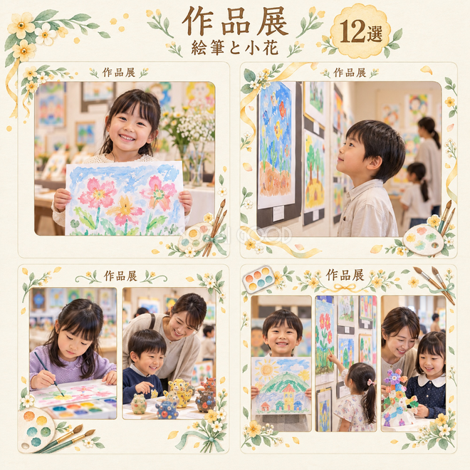 作品展写真枠12選 作品展写真枠12選