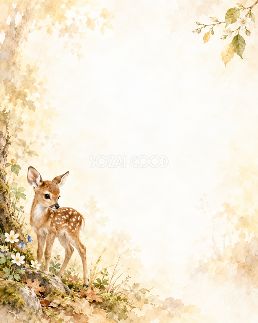森の小さな動物の絵本・やさしい彩り