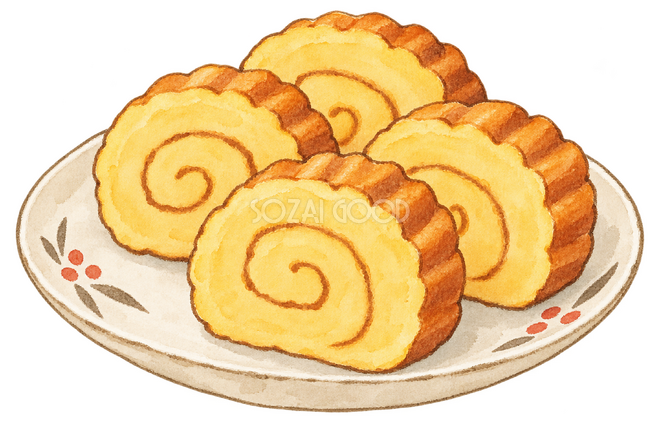 伊達巻イラスト 伊達巻イラスト