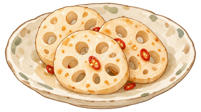 酢れんこんイラスト