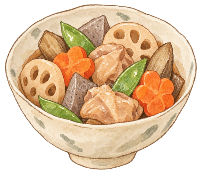 筑前煮イラスト