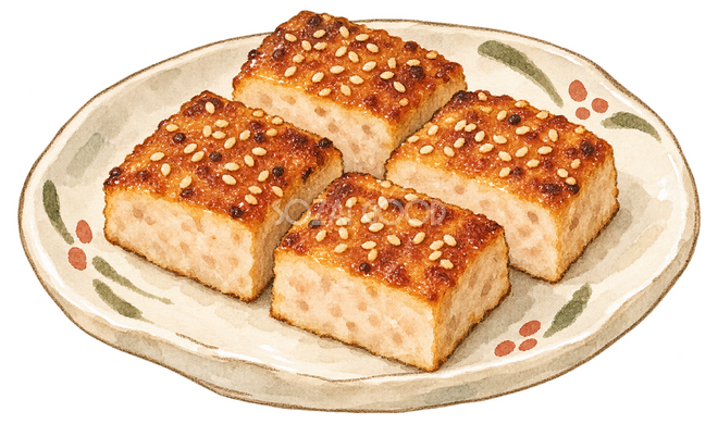 松風焼きイラスト