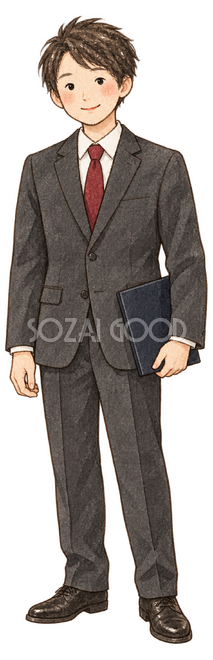 スーツ姿の男性イラスト スーツ姿の男性イラスト