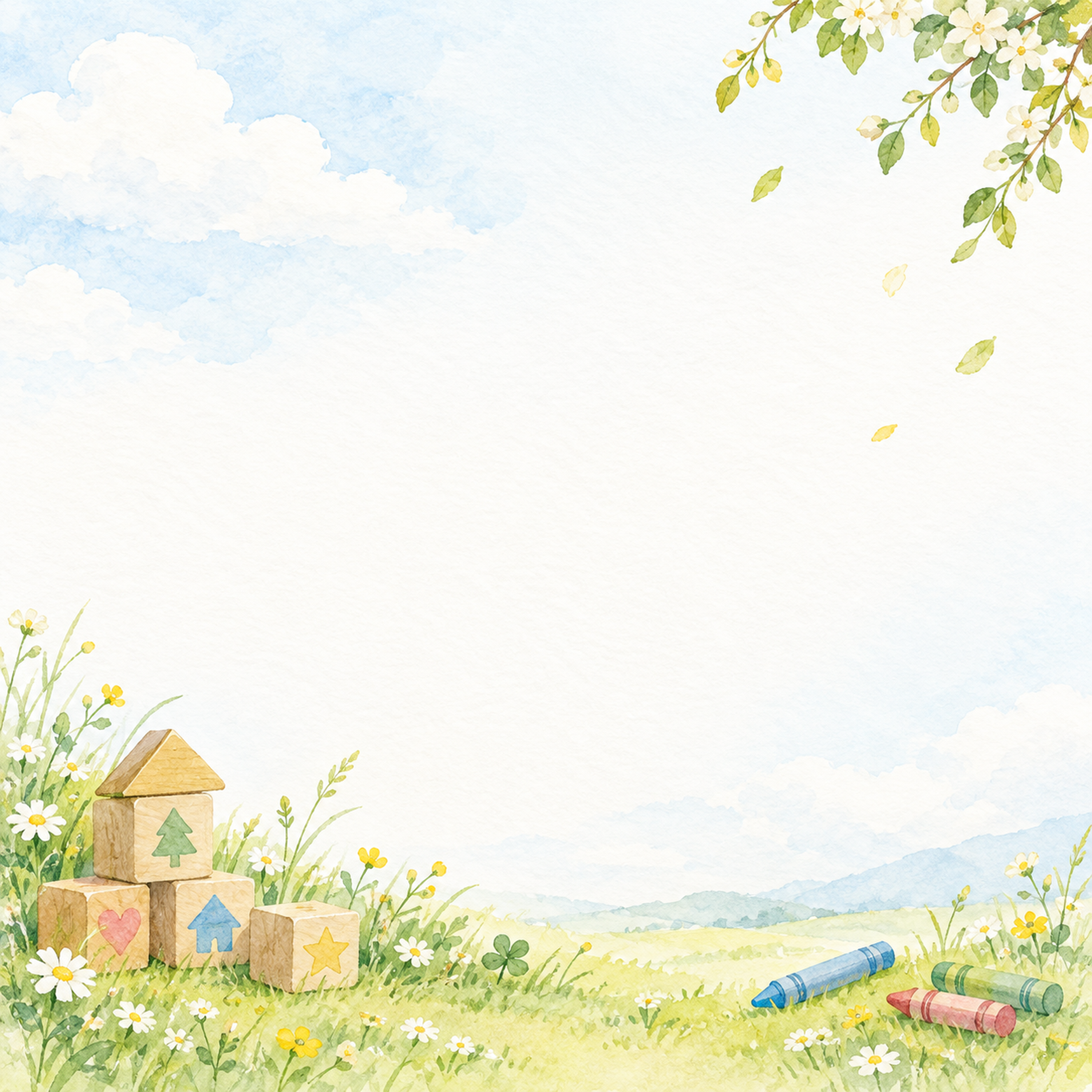 子どものお便り背景・対角の彩り｜文字なしの無料背景イラスト素材 103146に写真・文字を入れる