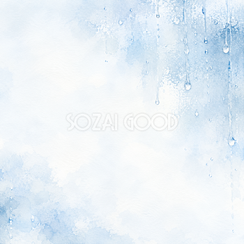 雨粒の細い流れ｜文字なしの無料背景イラスト素材 103307