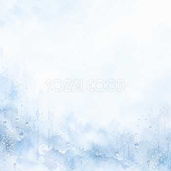 曇りガラスと雨のしずく｜文字なしの無料背景イラスト素材 103308
