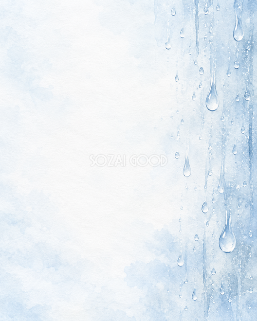 縦に並ぶ雨のしずく 縦に並ぶ雨のしずく