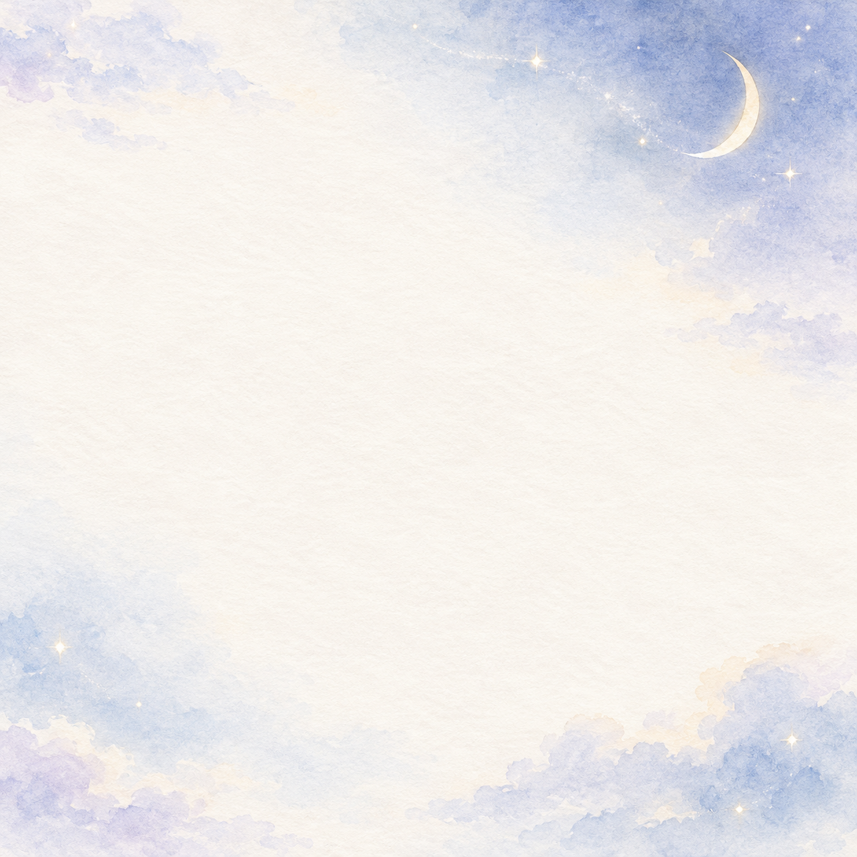 月と星の細い光｜文字なしの無料背景イラスト素材 103337に写真・文字を入れる