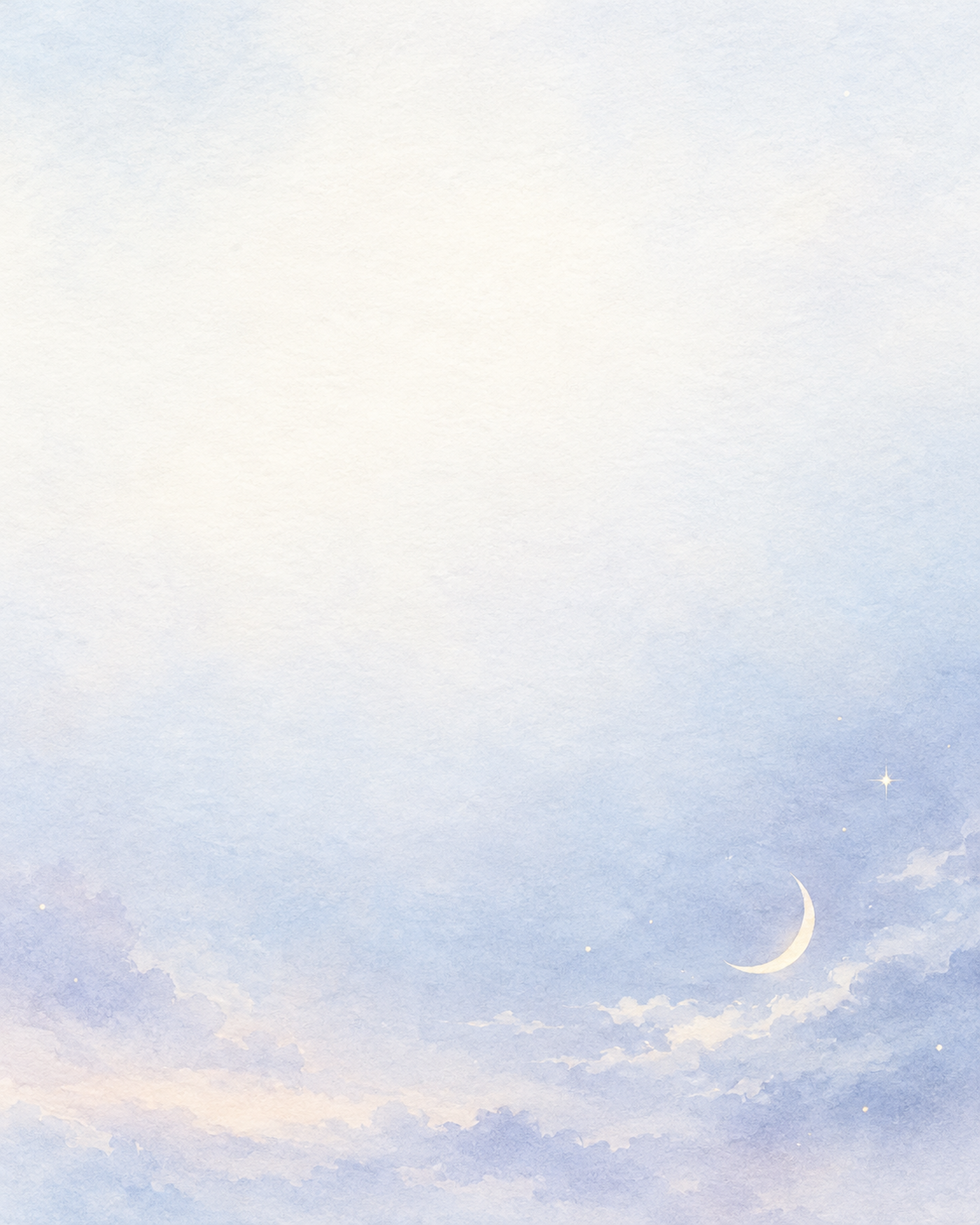 乳白色の月と雲｜文字なしの無料背景イラスト素材 103338に写真・文字を入れる