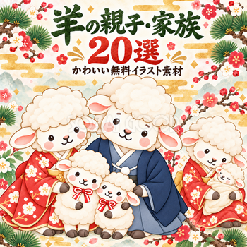 羊の親子・家族20選