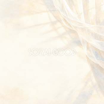 白い薄布と柔らかな影｜文字なしの無料背景イラスト素材 103497