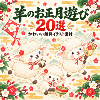 羊のお正月遊び20選