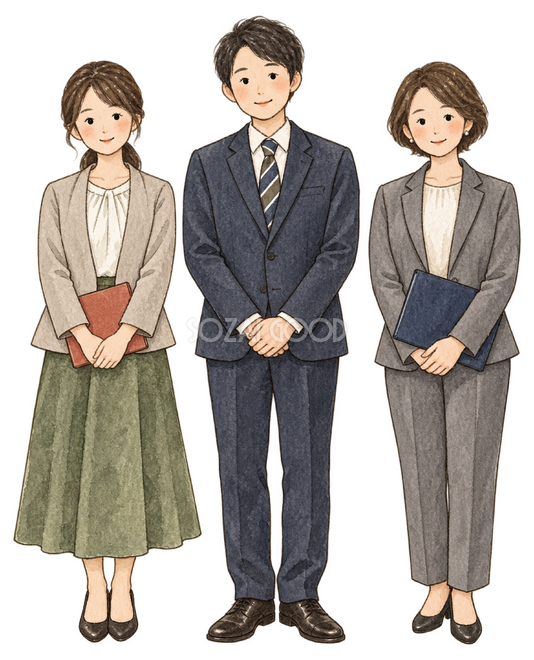 社員三人の感謝のご挨拶