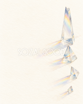 ガラス・片側に流れる縦長背景｜文字なしの無料背景イラスト素材 103922