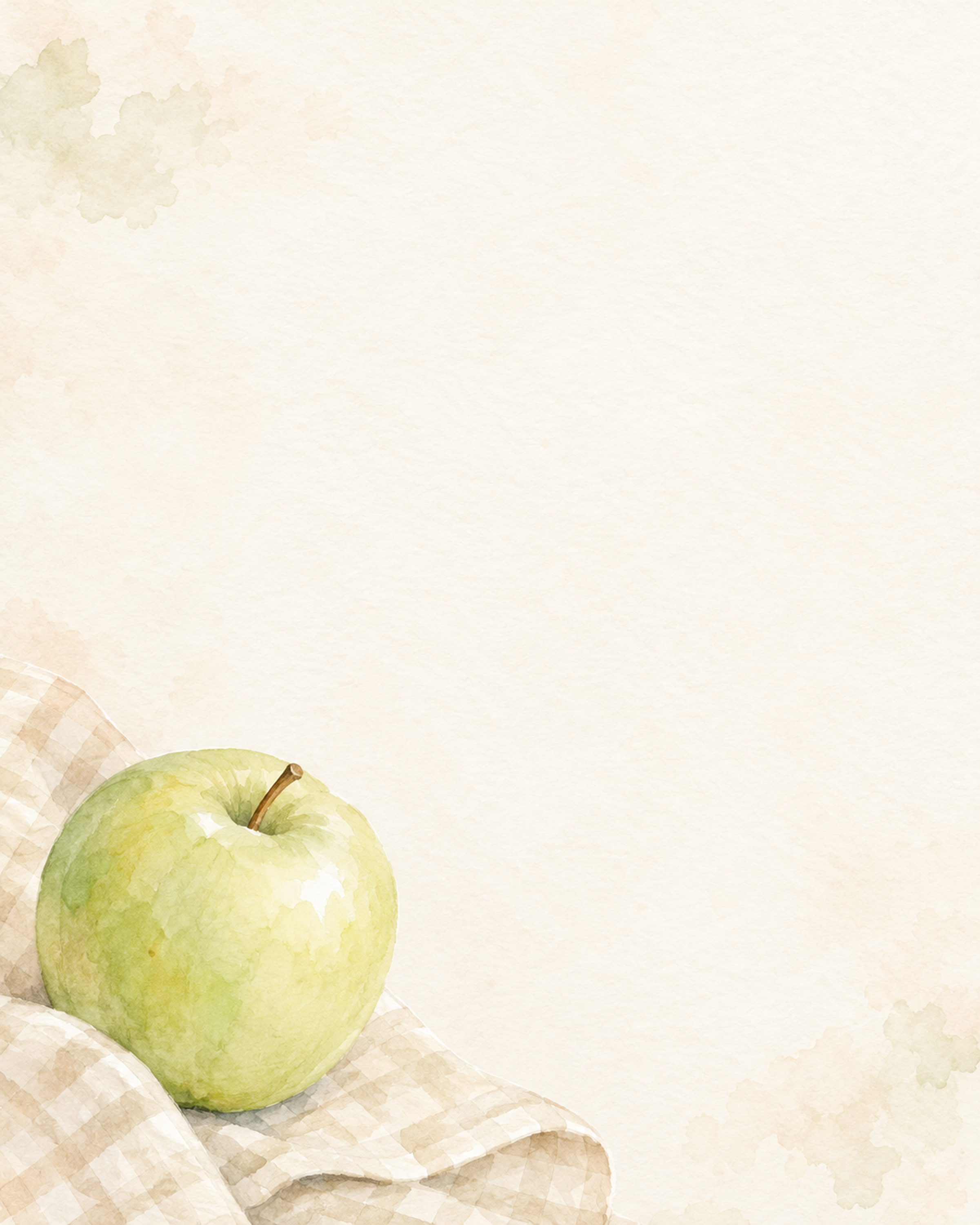 りんご・片側に流れる縦長背景｜文字なしの無料背景イラスト素材 104120に写真・文字を入れる