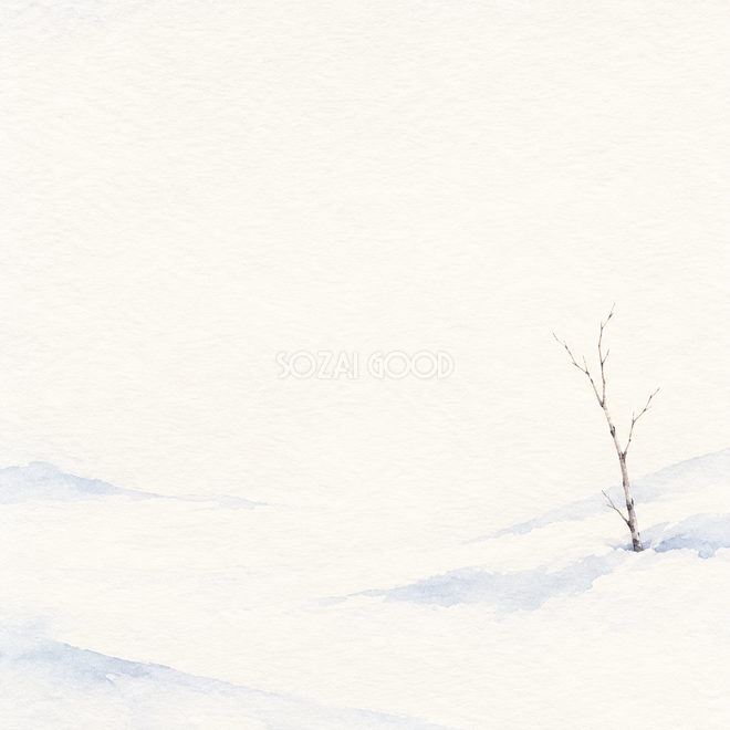 白い雪景色・小さな飾りと光のにじみ 白い雪景色・小さな飾りと光のにじみ