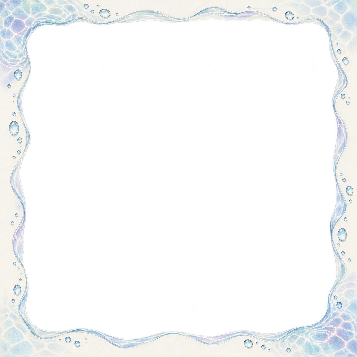 水色と紫の光の正方形フレーム｜写真と文字を飾る無料イラスト素材 104394に写真・文字を入れる