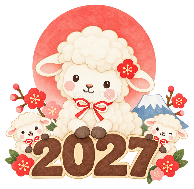 2027と初日の出 2027と初日の出