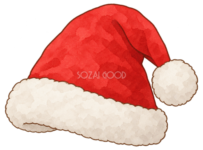 赤いクリスマス帽子イラスト 赤いクリスマス帽子イラスト