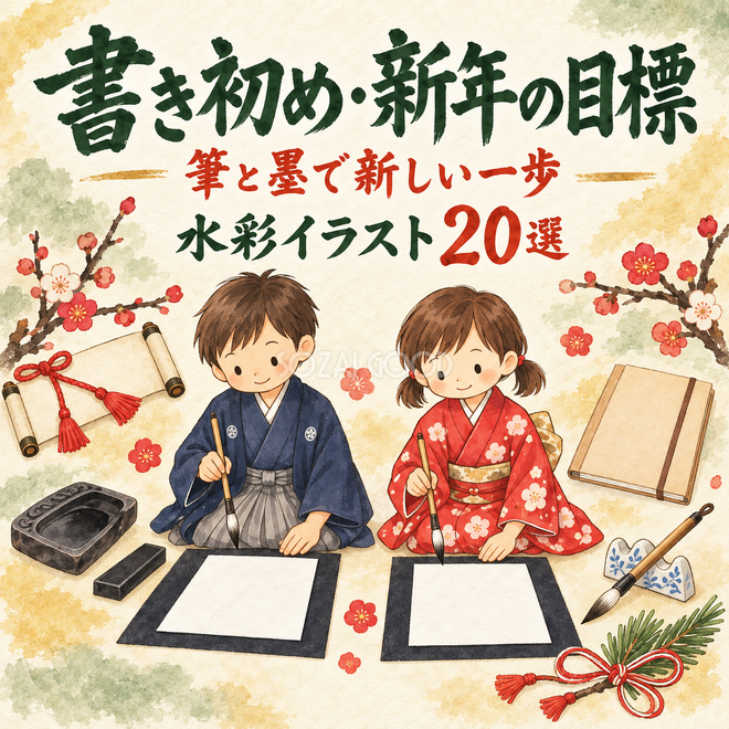 書き初め・新年の目標20選