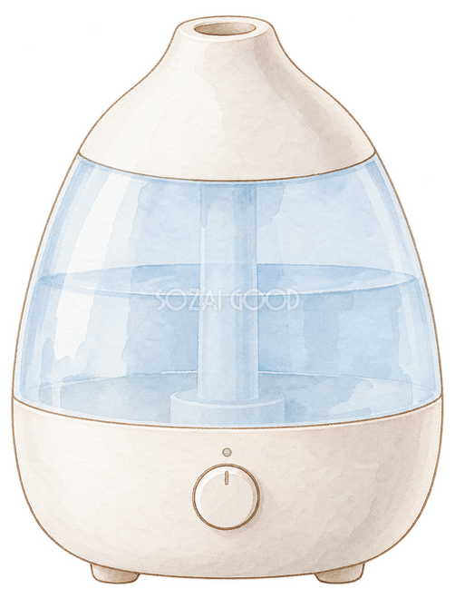 無地の加湿器イラスト