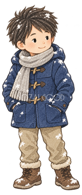 冬服の男の子イラスト 冬服の男の子イラスト