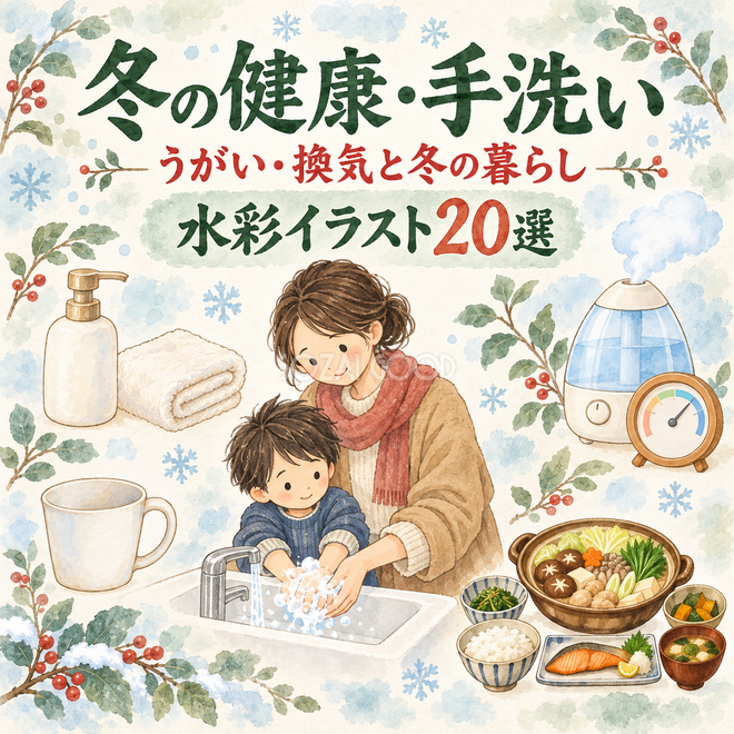 手洗い・冬の生活習慣20選 手洗い・冬の生活習慣20選