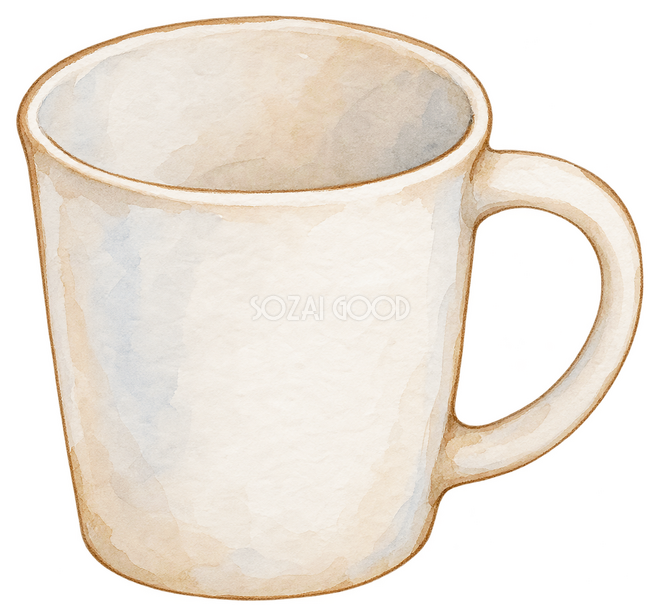 無地のうがい用コップイラスト 無地のうがい用コップイラスト