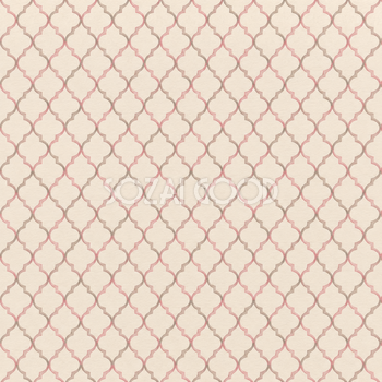 モロッカン柄・くすみピンク｜無料背景イラスト素材 105079