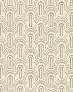 アーチ柄・縦長・細かな柄｜無料背景イラスト素材 105219