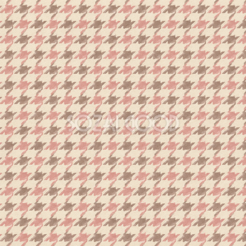 千鳥格子・くすみピンク｜無料背景イラスト素材 105289