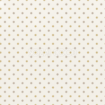 小さな水玉・アイボリーと淡い金｜無料背景イラスト素材 105390