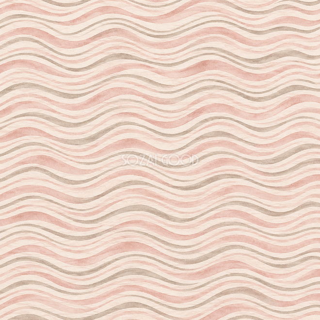 手描きの波線模様の背景02