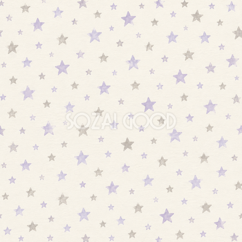 小さな星柄・淡い藤色｜無料背景イラスト素材 105561