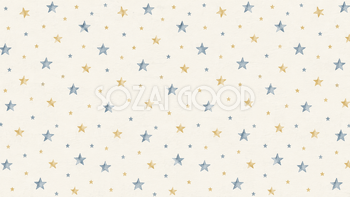 小さな星柄・横長・大きめの柄｜無料背景イラスト素材 105568