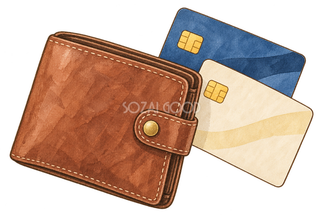 クレジットカードと財布