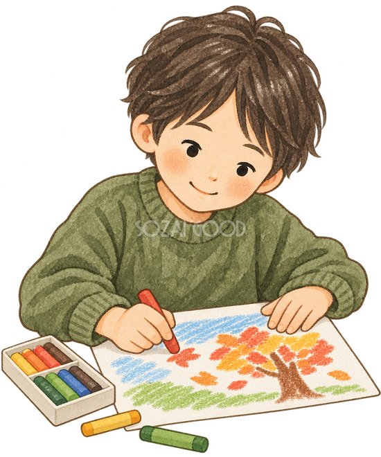 絵を描く子ども