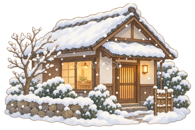小雪の降る小さな家 小雪の降る小さな家