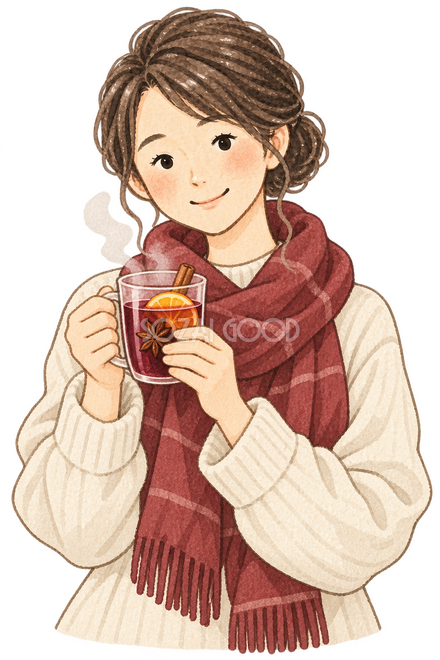 マグを持つ女性 マグを持つ女性