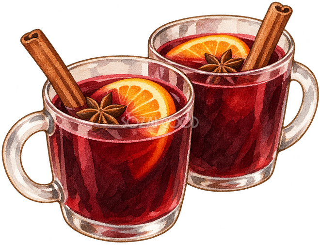 ホットワイン二杯 ホットワイン二杯