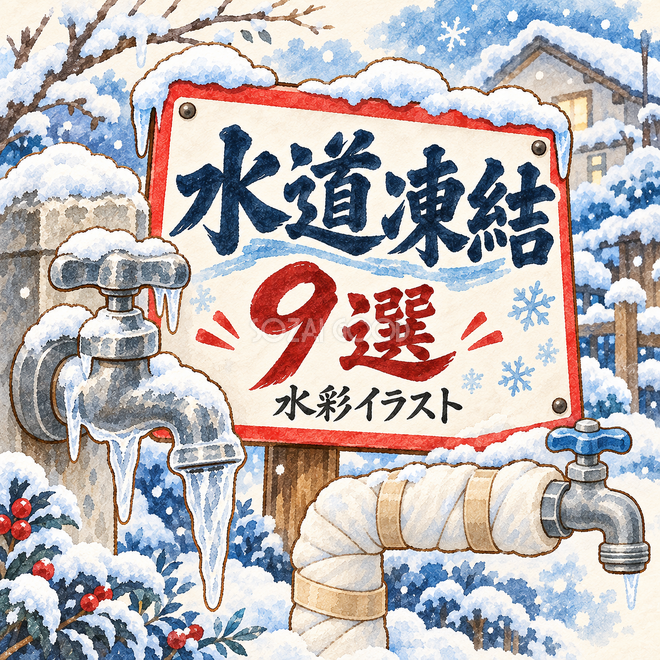 水道凍結9選