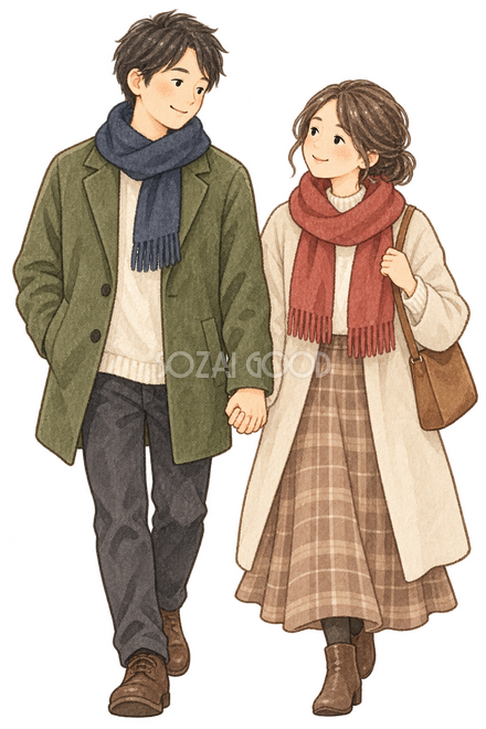 手をつなぐ夫婦 手をつなぐ夫婦