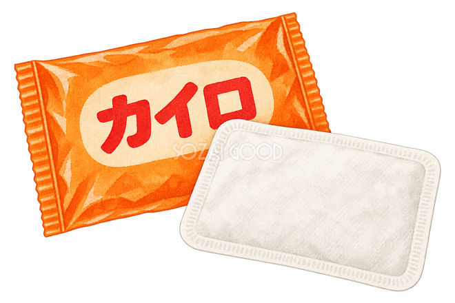 個包装のカイロと本体 個包装のカイロと本体