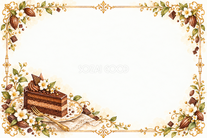 チョコレートケーキ枠